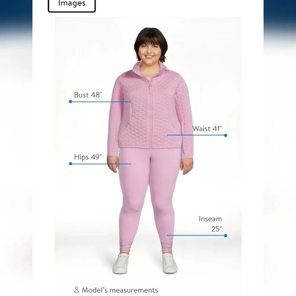 Misty Mauve jacket thumb holes xxxl 22 3x - Picture 8 of 9